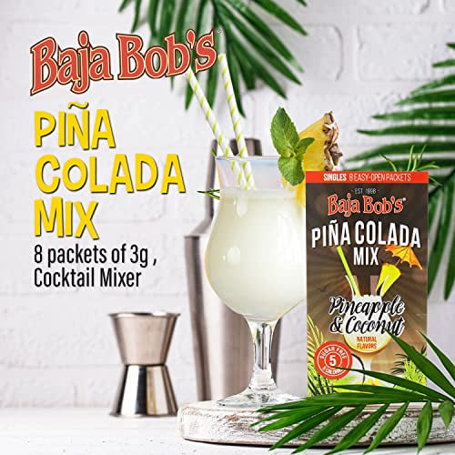Pina Colada Mix Singles Zero Sugar, Low Calorie, Low Carb, Keto Friendly, Skinny Cocktail