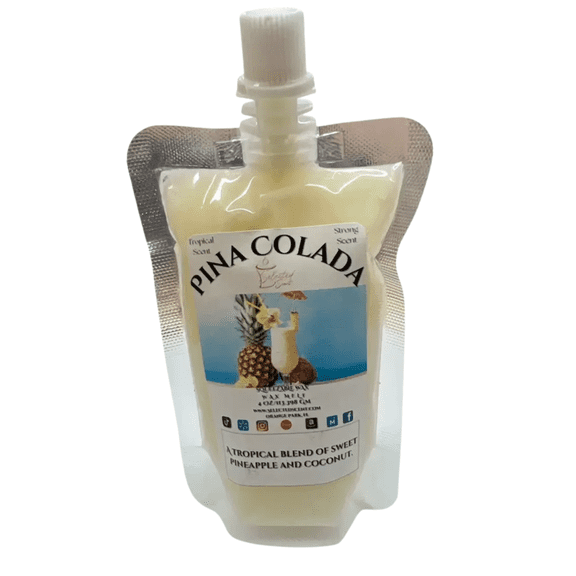 Pina Colada Squeezable Wax Melts Selected Scent (4Ounces)