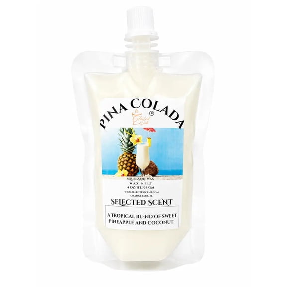 Pina Colada Squeezable Wax Melts Selected Scent (4Ounces)