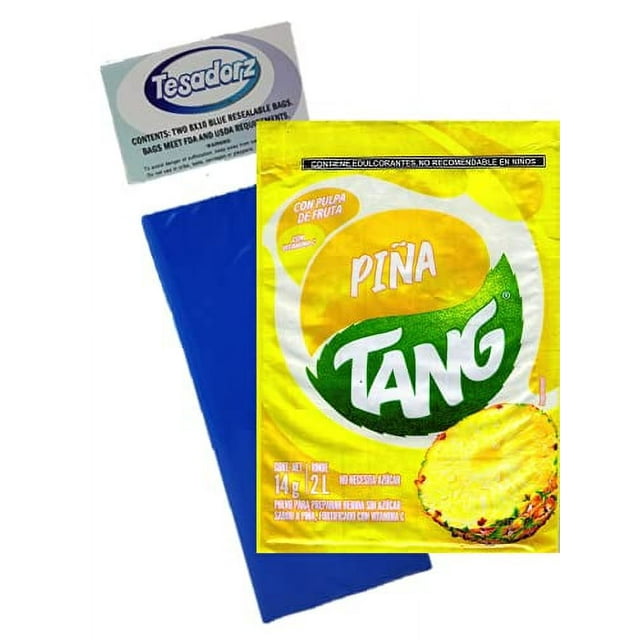 Pina (Pineapple) Powdered Drink Mix Packets (Pack of 24) and Resealable