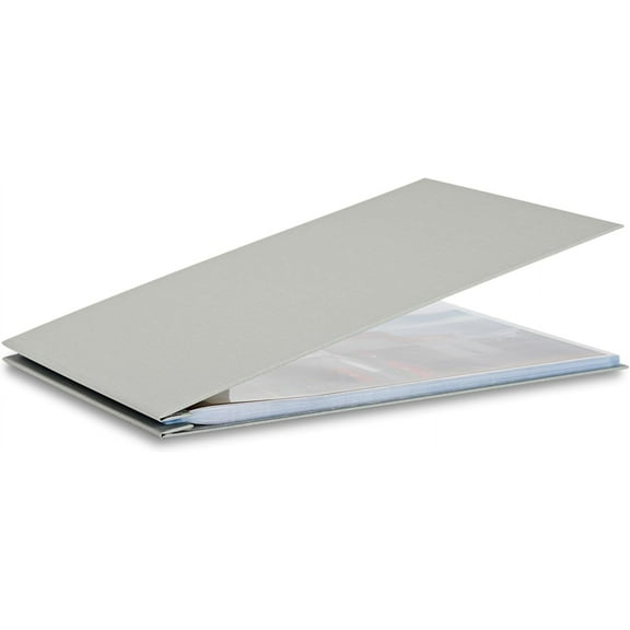 Pina Zangaro Bex Screwpost Binder, Gray, 11x17 Landscape, Includes 20 Pro-Archive Sheet Protectors (34062)