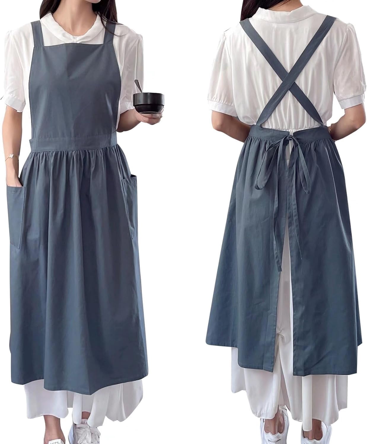ink blue bridesmaid dresses Ink Blue Chiffon Thin Straps V-Neck A-Line Bridesmaid Dress