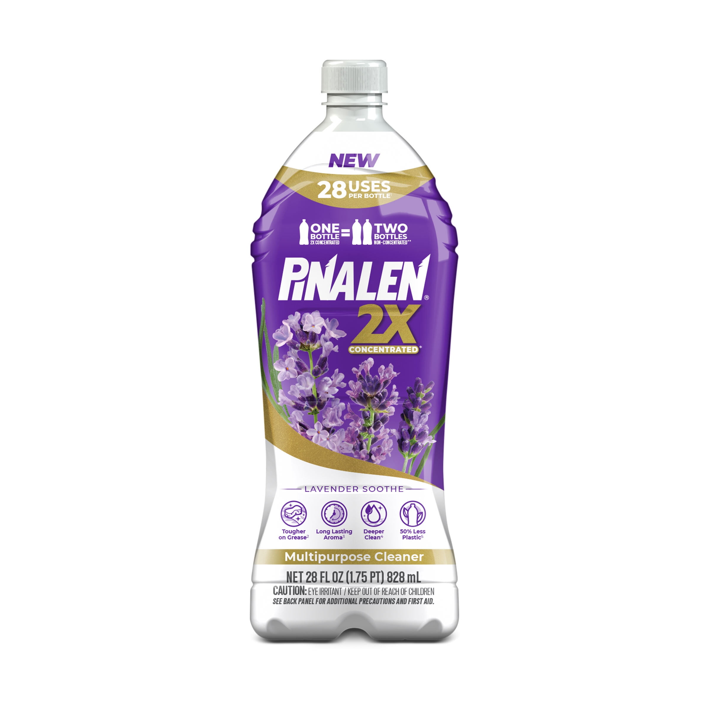 Pinalen 2X Concentrated All Purpose Cleaner - Lavender Soothe Scent, 28 Fluid Ounces