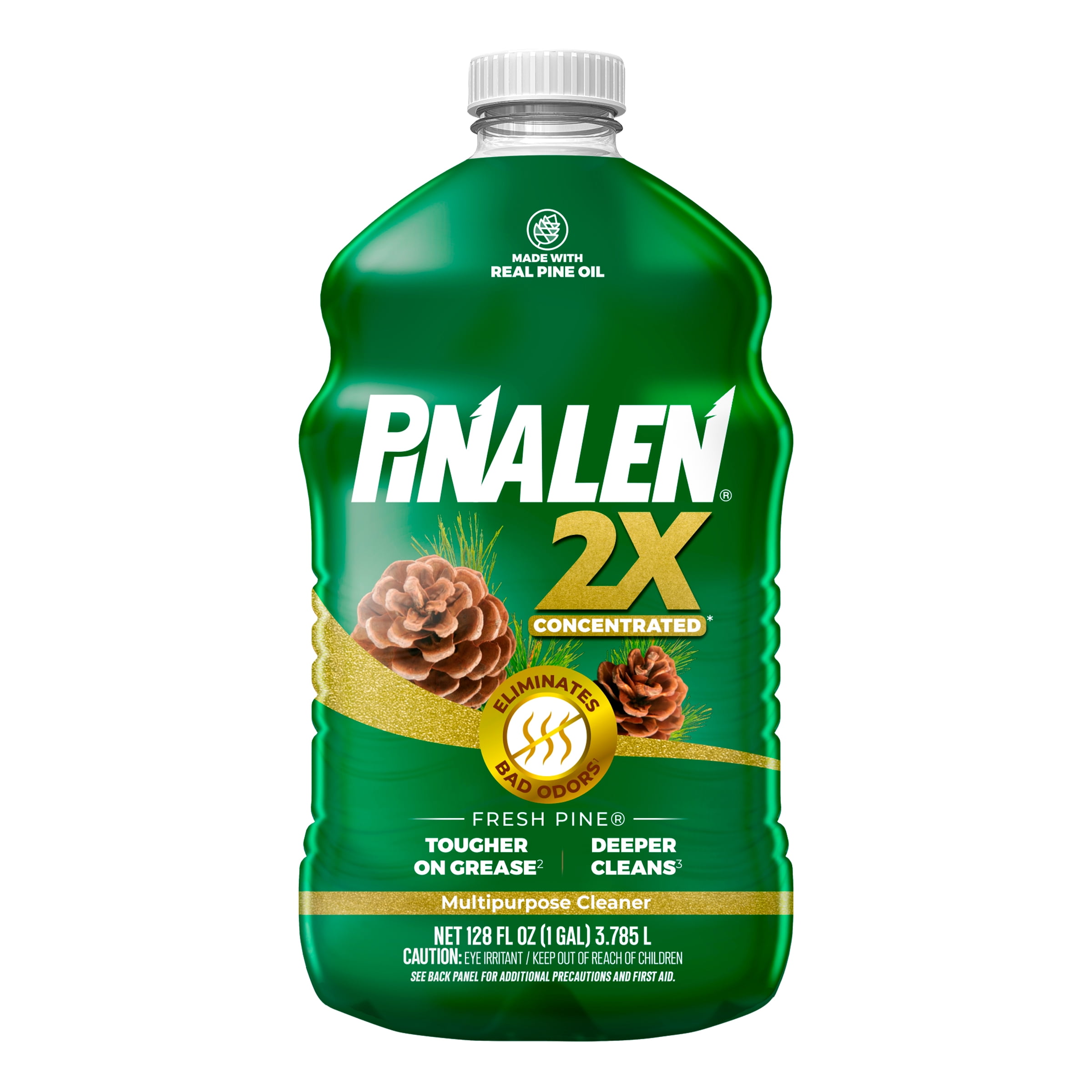 PINALEN 2X Multipurpose Cleaner, Fresh Pine Scent, 128 fl oz