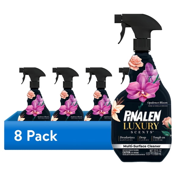 (8 pack) Pinalen Luxury Scents Opulence Bloom Multi-Purpose Cleaner 22 fl oz