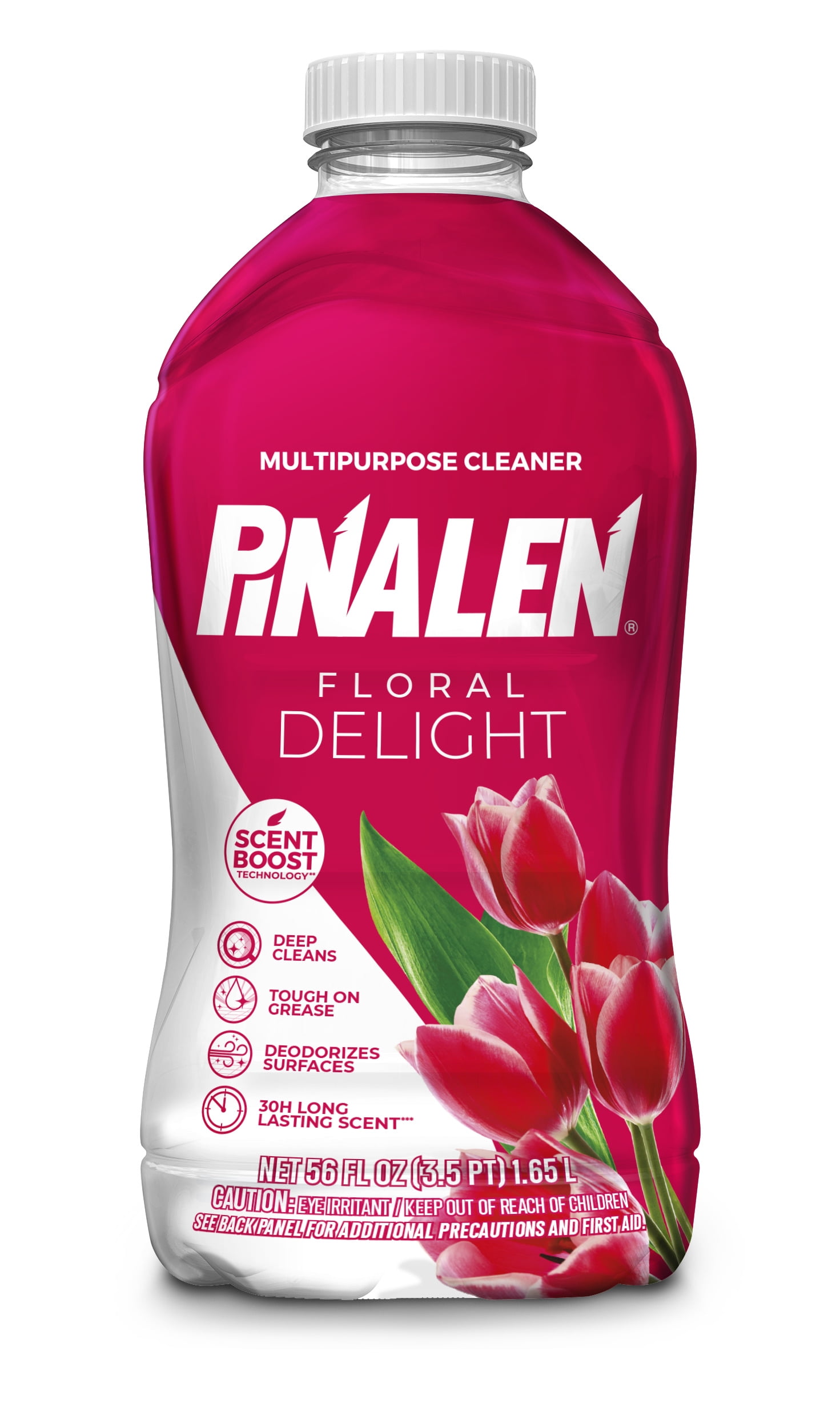 Pinalen Max Aromas Multipurpose Cleaner, Kitchen, Floor, Bathroom and Surface Cleaning Product for Home - Floral Delight Scent (56 fl oz)