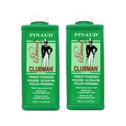 Pinaud Clubman Finest Powder for Men, Cornstarch Zinc Oxide Kaolin Formula, 9 oz Pack of 2
