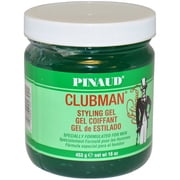 Pinaud Clubman Men s Hair Gel, Alcohol-Free & Strong Hold Hair Styling Gel for Men, 16 oz, 1-pack
