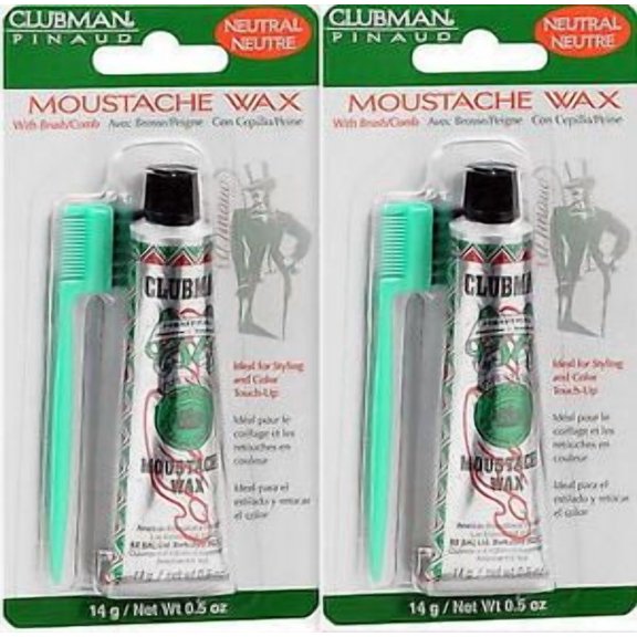 Pinaud Moustache Wax Neutral Color ( 2 tubes)