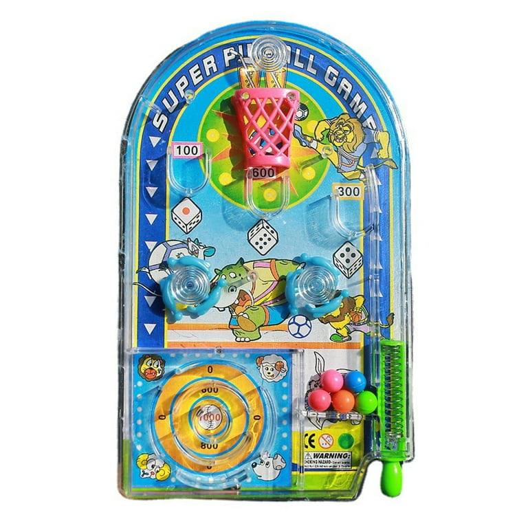 Pinball Game Classic Interactive Toy Portable Cute Pattern