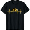 thumbnail image 1 of Pinball Heartbeat Wizard Gamer Flipping Ball Machine Player T-Shirt, 1 of 4