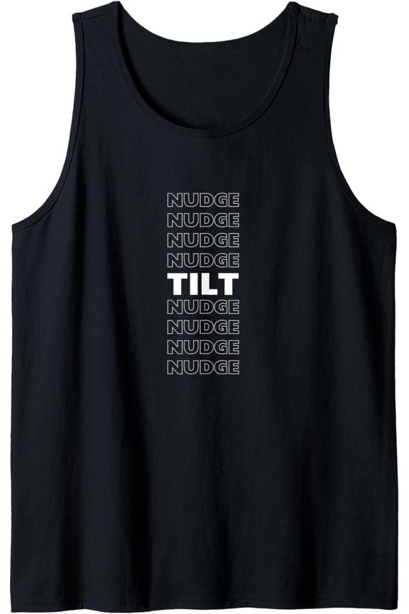 Pinball Machine - Pinball Wizard Nudge Tilt Tank Top Size S-3XL