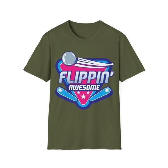 Pinball Shirt Family Flippin' Awesome Flipping Arcade Unisex T-Shirt