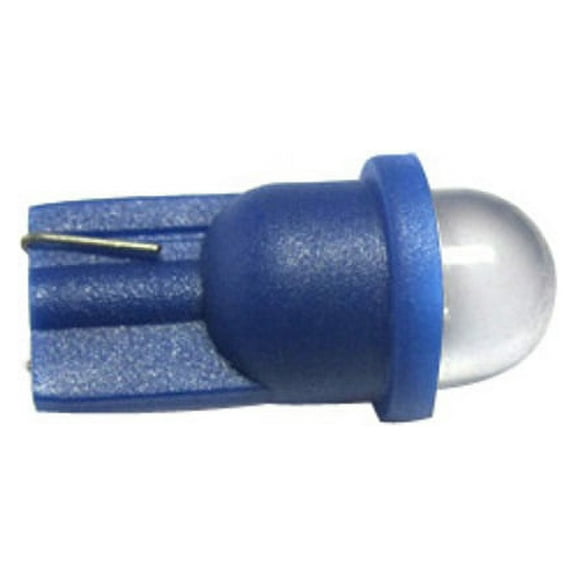 Pinball replacement bulb LED 6.3 volt AC, 555 clear wedge base T10 Cool Blue Short