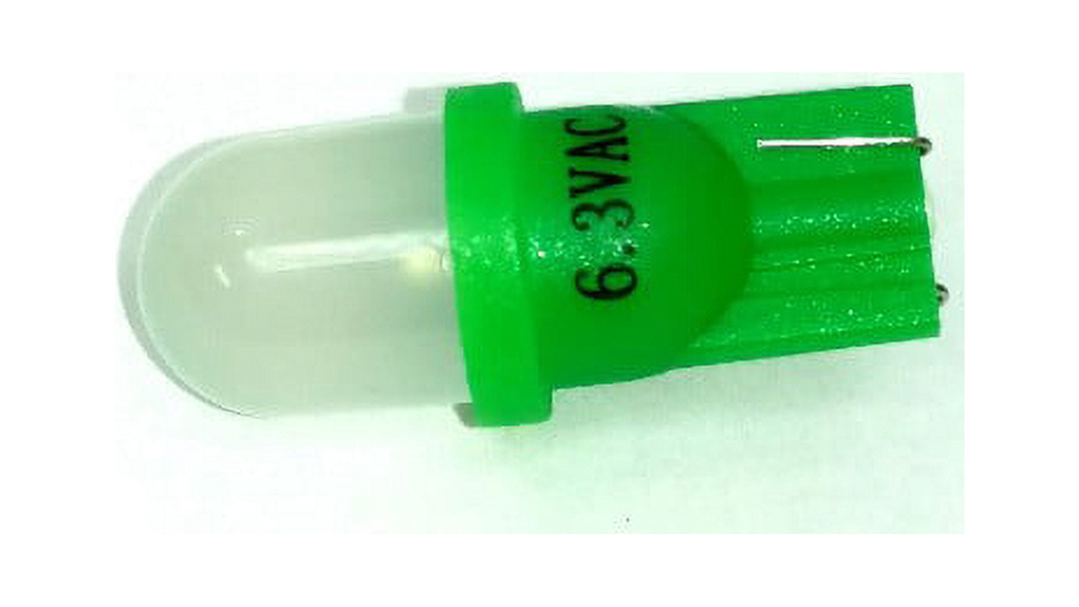 Pinball replacement bulb LED 6.3 volt AC, 555 clear wedge base T10 Cool ...