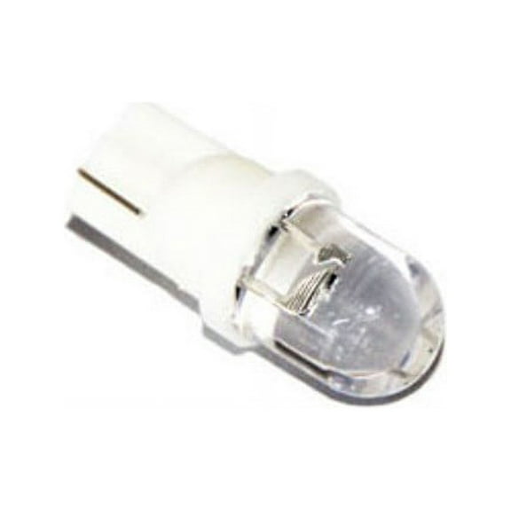 Pinball replacement bulb LED 6.3 volt AC, 555 clear wedge base T10 Cool White