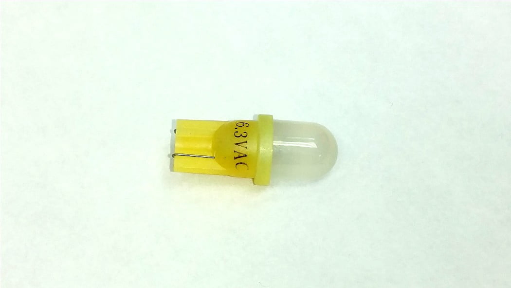 Pinball replacement bulb LED 6.3 volt AC, 555 clear wedge base T10 Cool ...