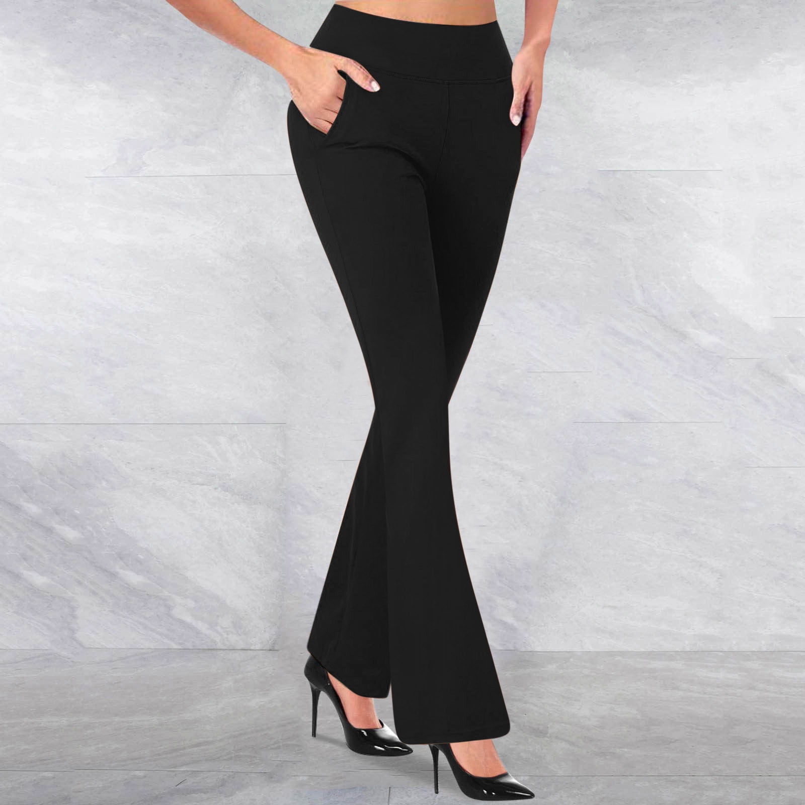 Pincandy-Black-Flare-Leggings-
