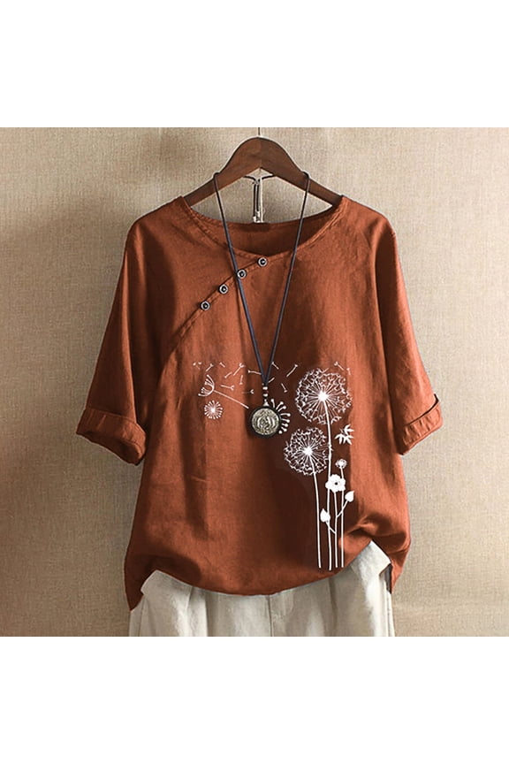 Fashion Women's Print Graphic Cute Tee Shirt Funny T Shirt Country Music Shirt Vintage Concert Casual Tees Short Sleeve Tops,Red,S