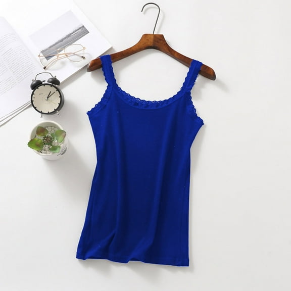 Pincandy Full Seamless Stretch Camisole Tank Tops for Women - Spaghetti Strap Undershirt Cami Fits Women
