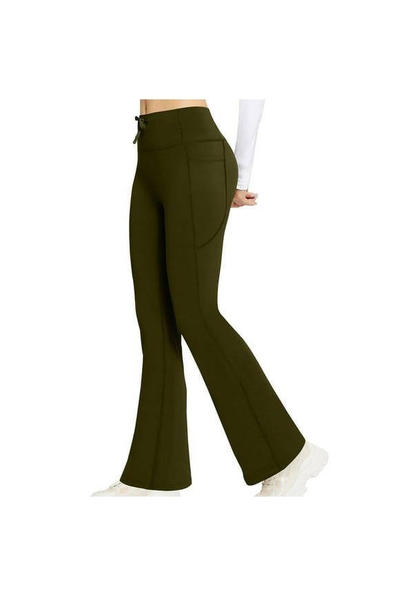 High Waisted Leggings for Women - Soft Opaque Slim Tummy Control Printed Pants for Running Cycling Yoga