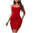 thumbnail image 1 of Pincandy Mini Dress Bodycon Dress for Women Summer Short Backless Spaghetti Strap Tight Dresses Party Club Dress, 1 of 4