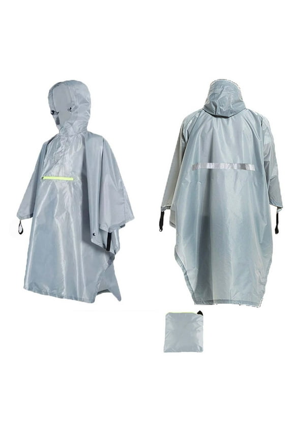 Ponchos for Women Men Hooded Rain Poncho for Adult Waterproof Lightweight Unisex Raincoat for Hiking Camping Emergency