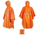 thumbnail image 1 of Pincandy Ponchos for Women Men Hooded Rain Poncho for Adult Waterproof Lightweight Unisex Raincoat for Hiking Camping Emergency, 1 of 3