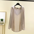 thumbnail image 1 of Pincandy Women Casual Lightweight Open Front Cardigans Long Sleeve Cardigans Dusters Hooded Summer Solid Color Outfits, 1 of 6