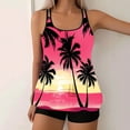 thumbnail image 1 of Pincandy Women Fashion Plus Size Printed Modest Two Piece Bikini Set Wireless Padded Bathing Suit for Beach Holiday Pool Leisure Activities, 1 of 6
