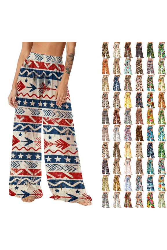 Women See Through Sheer Mesh Pants Beach Swimsuit Bikini Bottom Cover up Party Club Elastic High Waist Wide Leg Pants