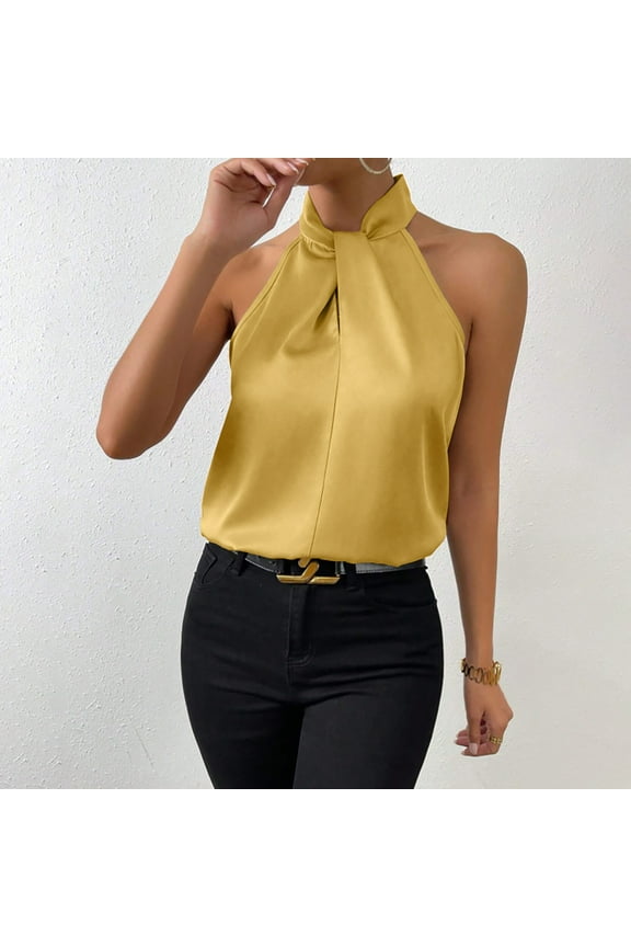 Women Sleeveless Mock Turtleneck Tank Tops Slim Fit Stretchy Layer Tee Shirts