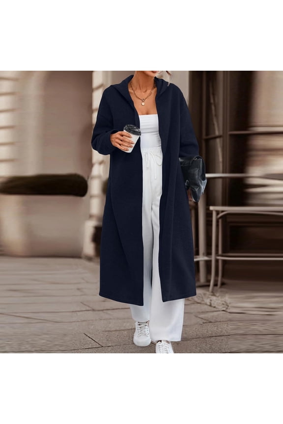 Women's Cardigan Long Sweater Oversized Open Front Coatigan Duster Coat Trendy Outfits