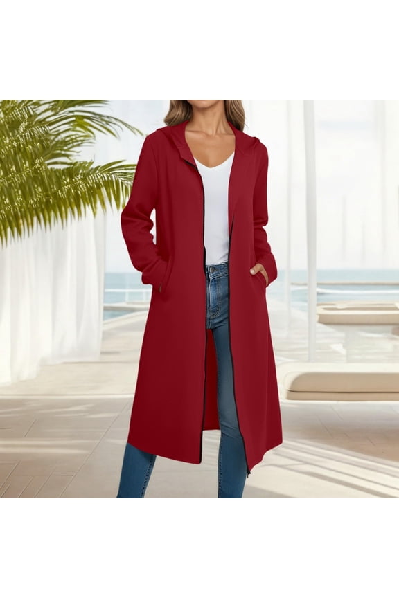 Women's Cardigan Long Sweater Oversized Open Front Coatigan Duster Coat Trendy Outfits