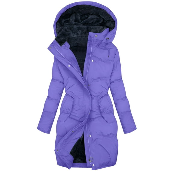 Pincandy Women's Long Winter Puffer Coat Waterproof Warm Maxi Down Jacket Warm coat