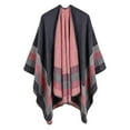 thumbnail image 1 of Pincandy Women's Shawl Wraps Open Front Poncho Cape Oversized Sweaters Casual Cardigan Shawls for Fall Winter, 1 of 2