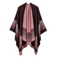 thumbnail image 1 of Pincandy Women's Shawl Wraps Open Front Poncho Cape Oversized Sweaters Casual Cardigan Shawls for Fall Winter, 1 of 2