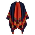 thumbnail image 1 of Pincandy Women's Shawl Wraps Open Front Poncho Cape Oversized Sweaters Casual Cardigan Shawls for Fall Winter, 1 of 2