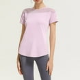 thumbnail image 1 of Pincandy Women's Workout Tops Short Sleeve Athletic Shirts Moisture Wicking Quick Dry Mesh Back Yoga Tees for Running Gym, 1 of 6