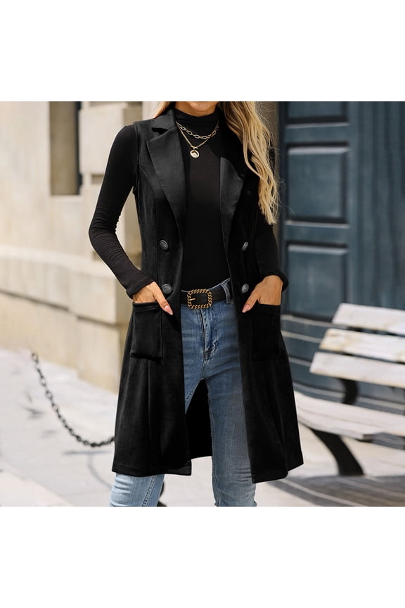 Womens Fuzzy Fleece Vest Sleeveless Button Down Fall Sherpa Jacket Winter Warm Old Money Outerwear with Pockets