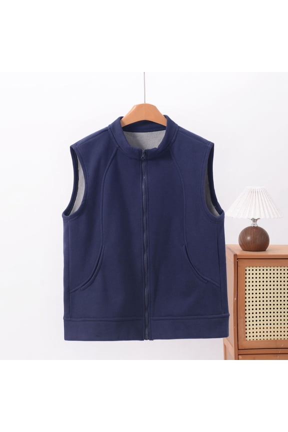 Womens Fuzzy Fleece Vest Sleeveless Button Down Fall Sherpa Jacket Winter Warm Old Money Outerwear with Pockets