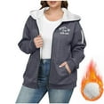 thumbnail image 1 of Pincandy Yes I'm Still Cold Fleece Lined Hoodie Womens Zip Up Warm Sherpa Jacket Side Zipper Pocket Fuzzy Sweaters Coat, 1 of 5