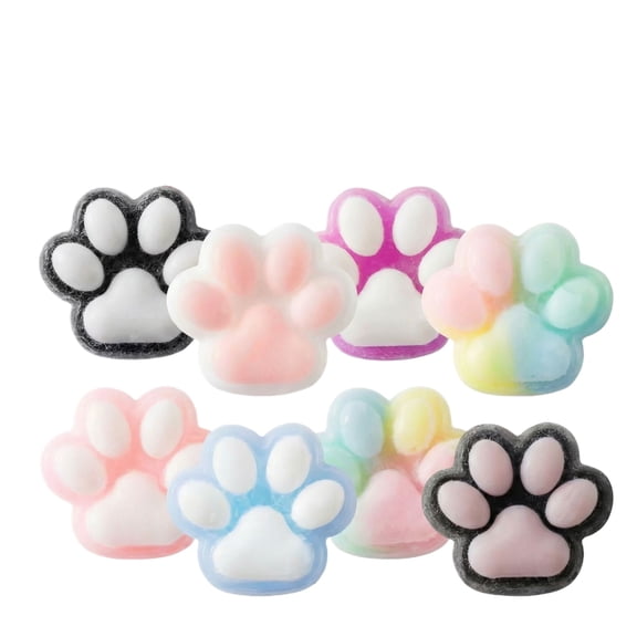 Pinch Family Cat Paw Squishies Super Soft Malt Sugar Realistic Animal Desk Squeeze Decompression Fidget