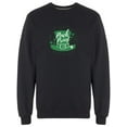thumbnail image 1 of Pinch Proof St Patricks Hat Sweatshirt Men -Image by Shutterstock, Male x-Large, 1 of 2