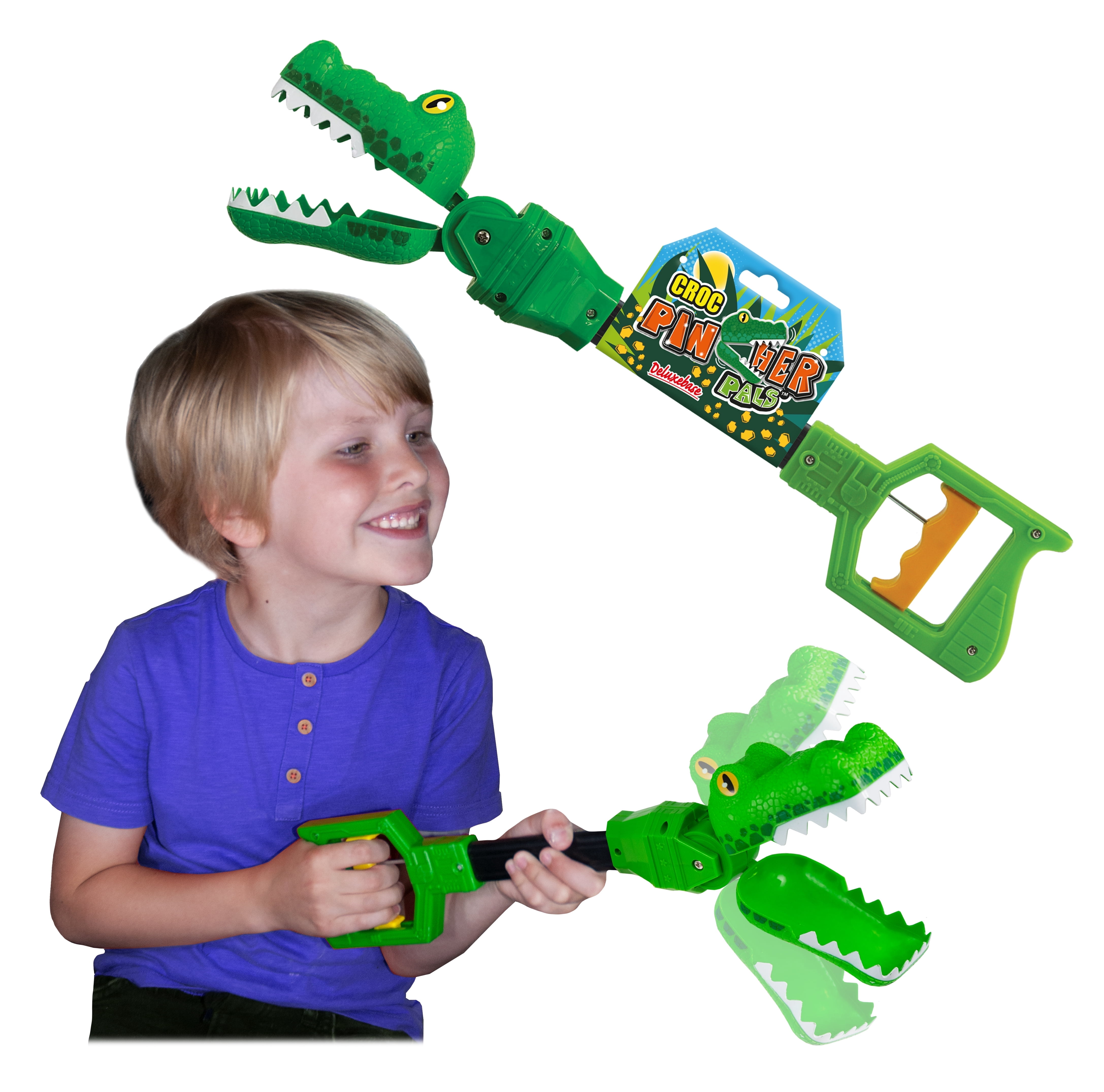 Deluxebase Pincher Pals Crocodile Hand Grabber Toy, 16.5 Inch