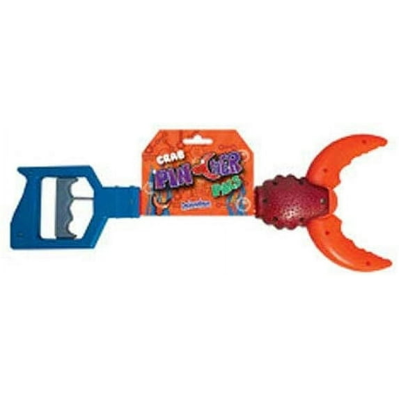 Pincher Pals - Crab from Deluxebase. Crab Toy Hand Grabber for Kids. Crab Jumbo-Sized Grabber Reacher Tool and Claw Grabber Toy. Great Crab Kids Toys, Ocean Party Favors and Gifts.