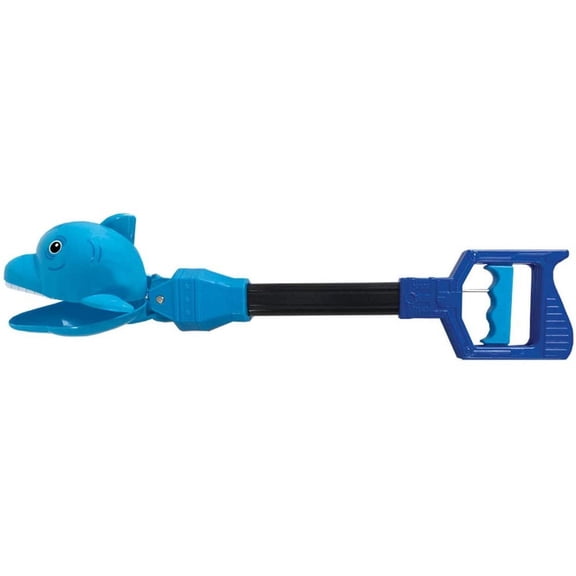 Pincher Pals - Dolphin from Deluxebase. Dolphins Toy Hand Grabber for Kids. Jumbo-Sized Reacher Tool and Claw Toy. Great Toys, Party Favors and Gifts.