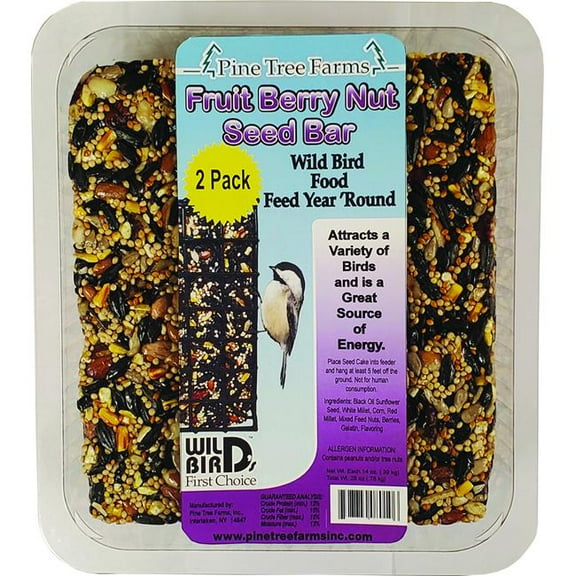 Pine Tree Farms Fruit, Berry, & Nut Seed Bars, 14 oz, 16 Pk
