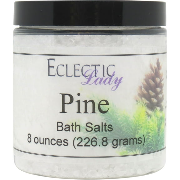 Pine Bath Salts by Eclectic Lady, 8 ounces