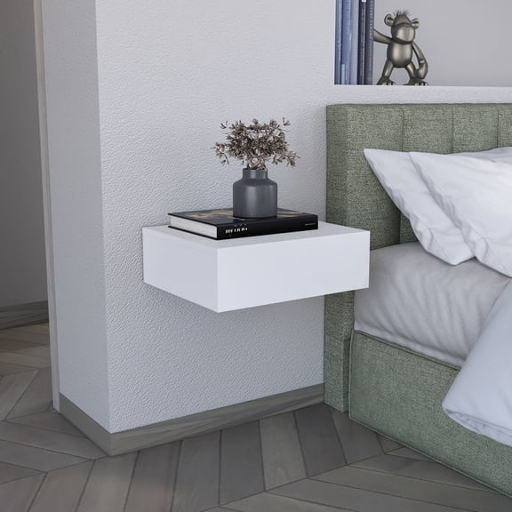 Pine Bedside Shelf / Hold Bedside Necessities / Compact Design